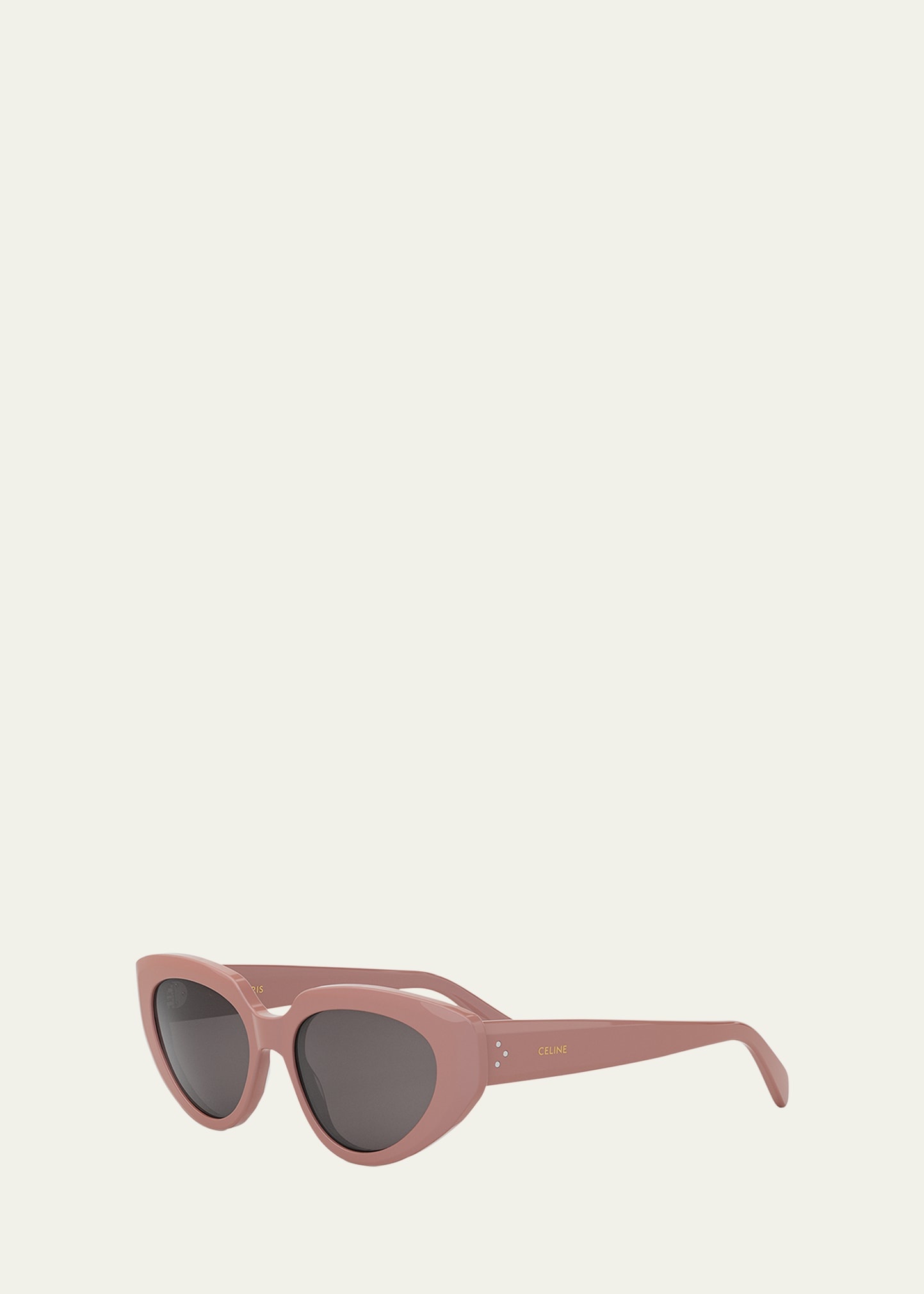 Bold 3 Dots Acetate Cat-Eye Sunglasses - 2