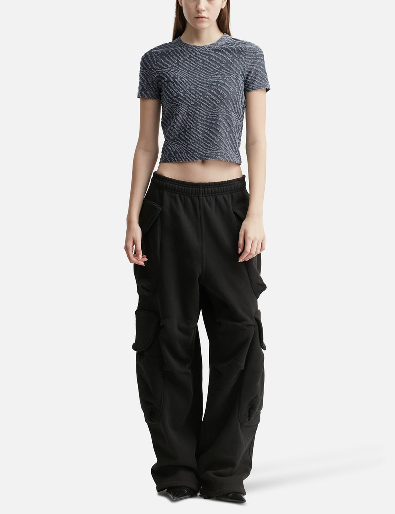 alexanderwang.t LOGO JACQUARD SHORT SLEEVE BABY T-SHIRT outlook