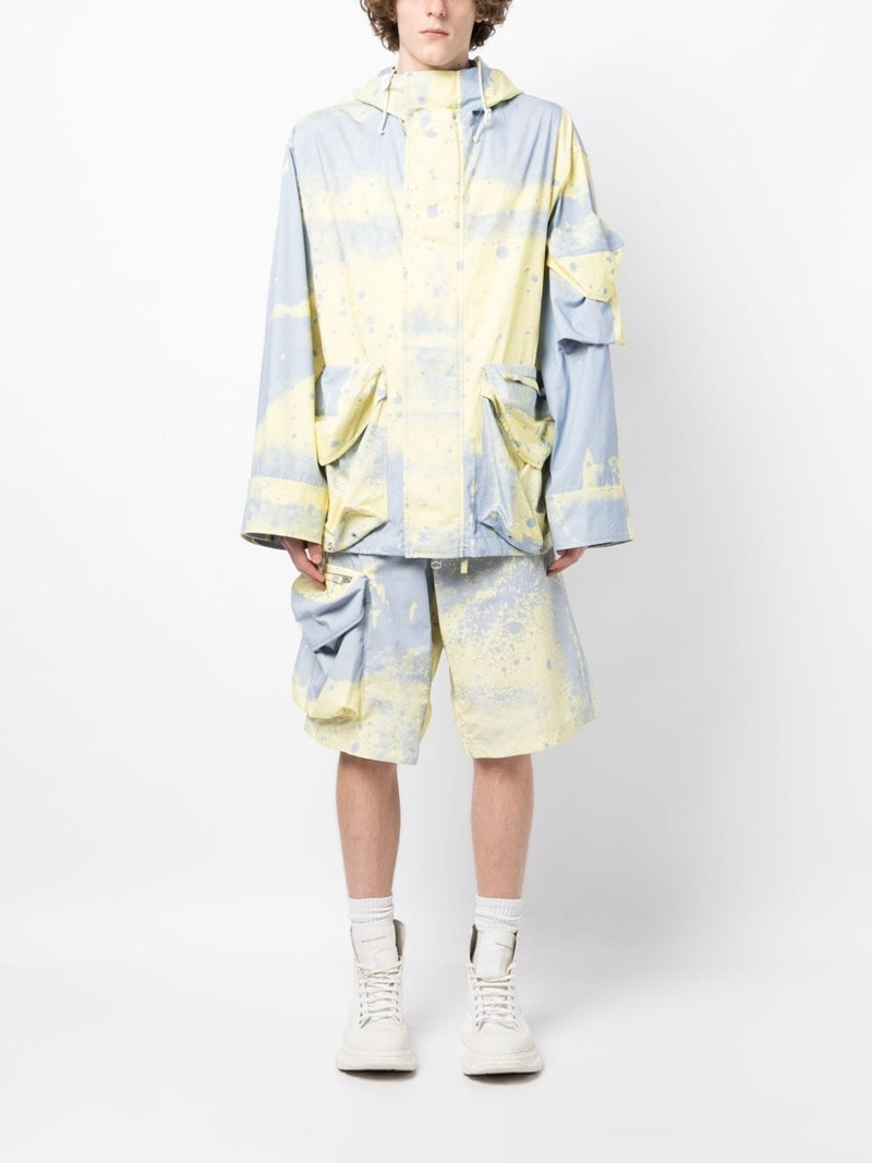 OAMC gradient-effect cotton track shorts outlook
