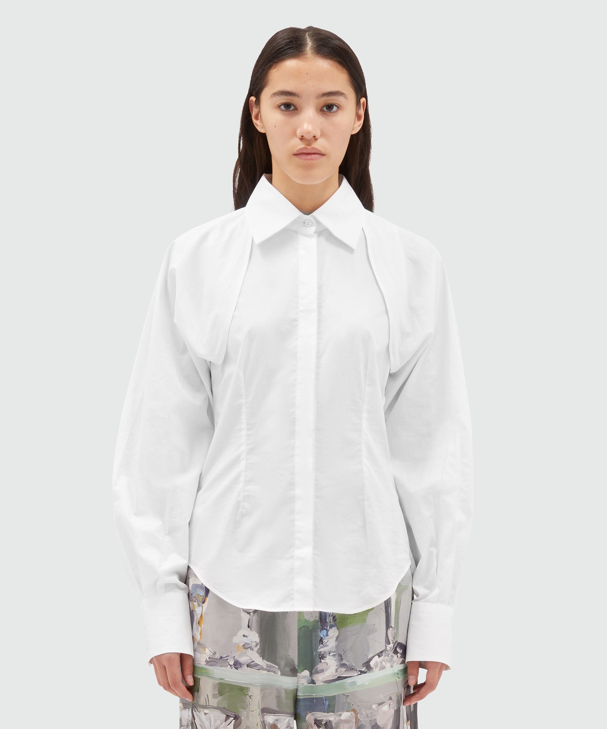 Two-piece poplin shirt - 2