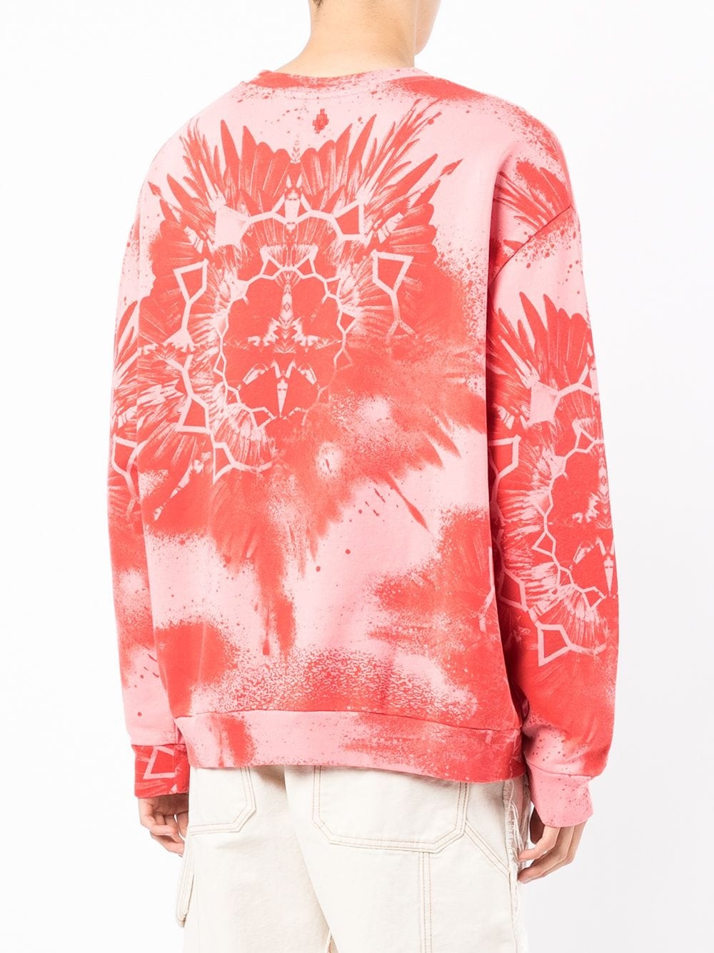 Kaleidoscope Wings print cotton sweatshirt - 4