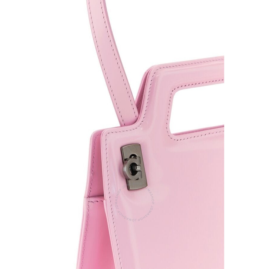 Ferragamo Mini Wanda Top Handle Leather Hand Bag - 4