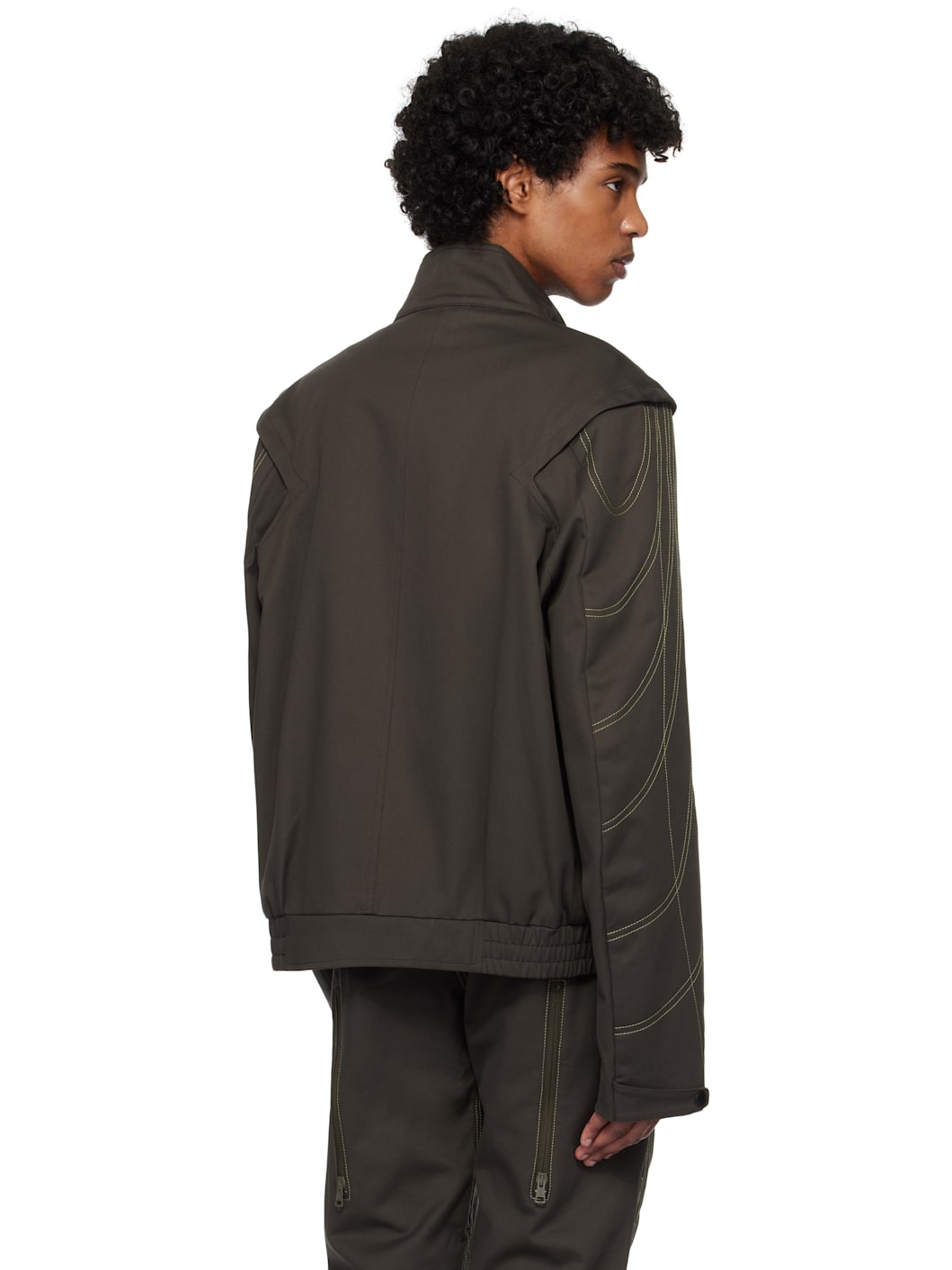 Brown Solix Jacket - 3