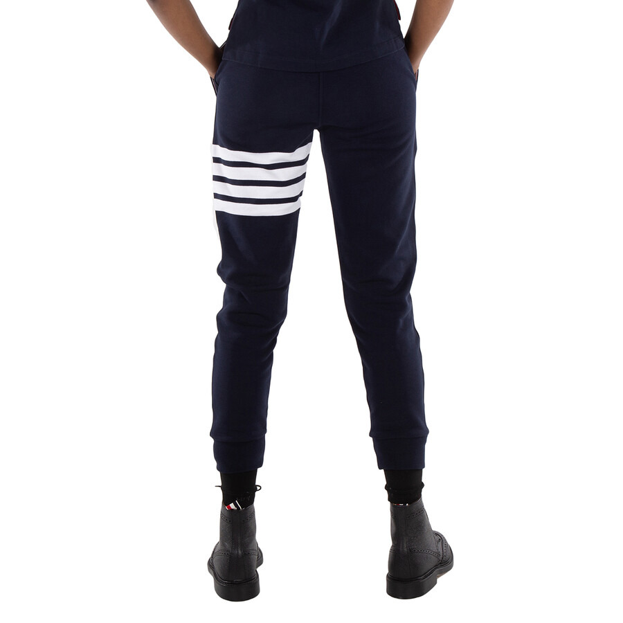 Thom Browne Navy 4-Bar Engineered Track Pants - 3