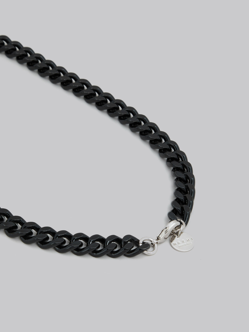 ENAMELLED NECKLACE WITH DOG CHARM 4