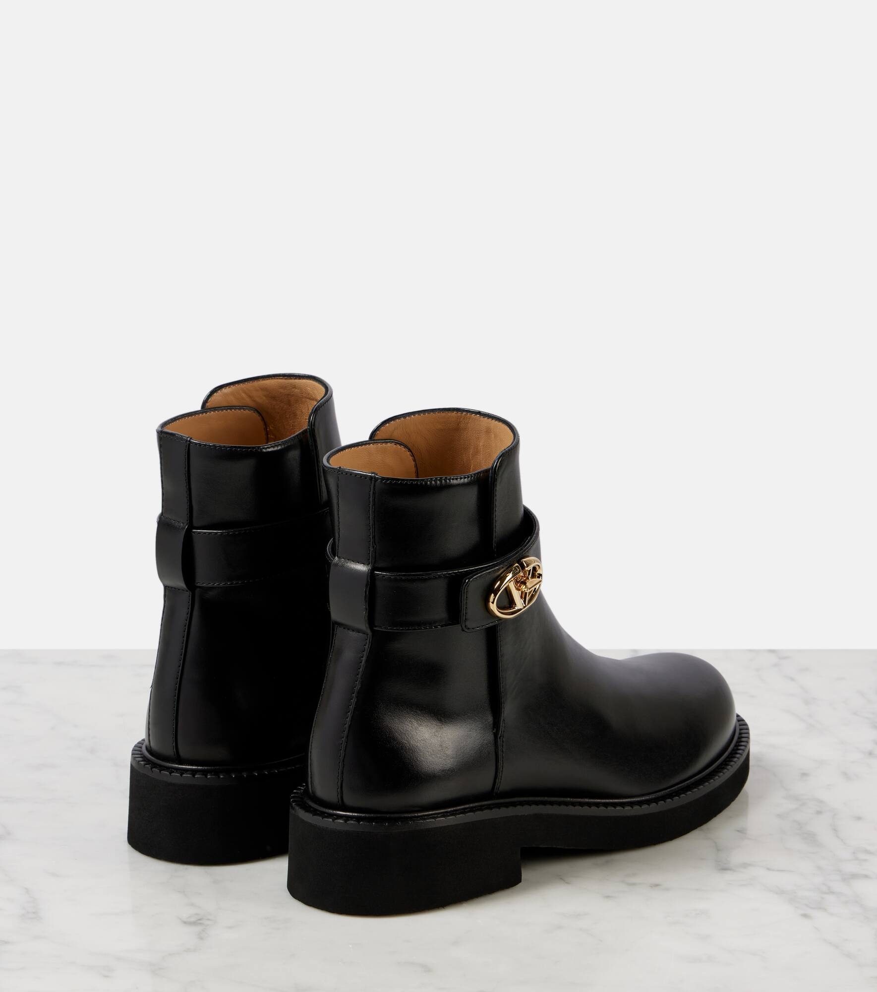 VLogo Locker leather bootie - 3