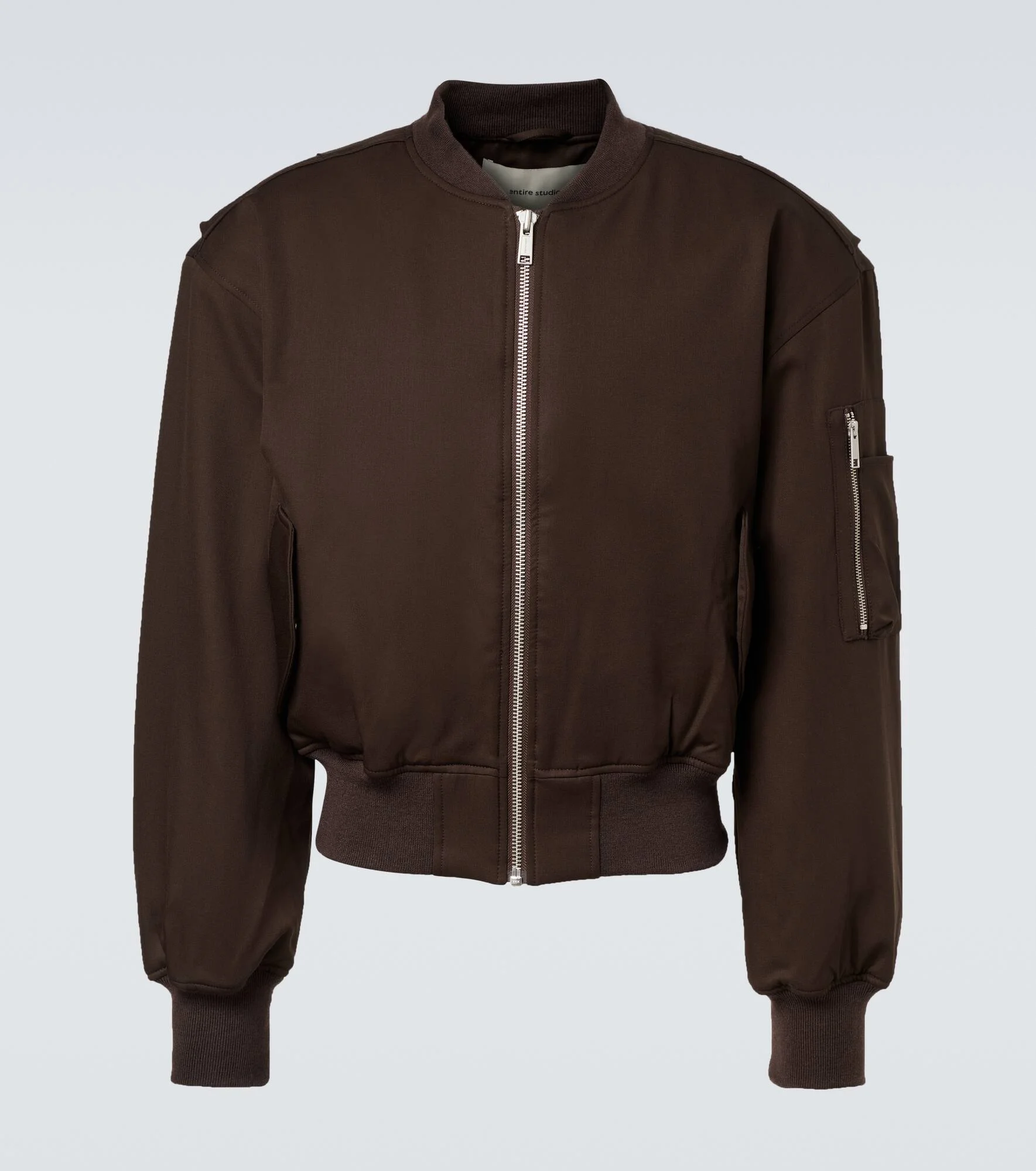 Oversized wool bomber jacket - 1