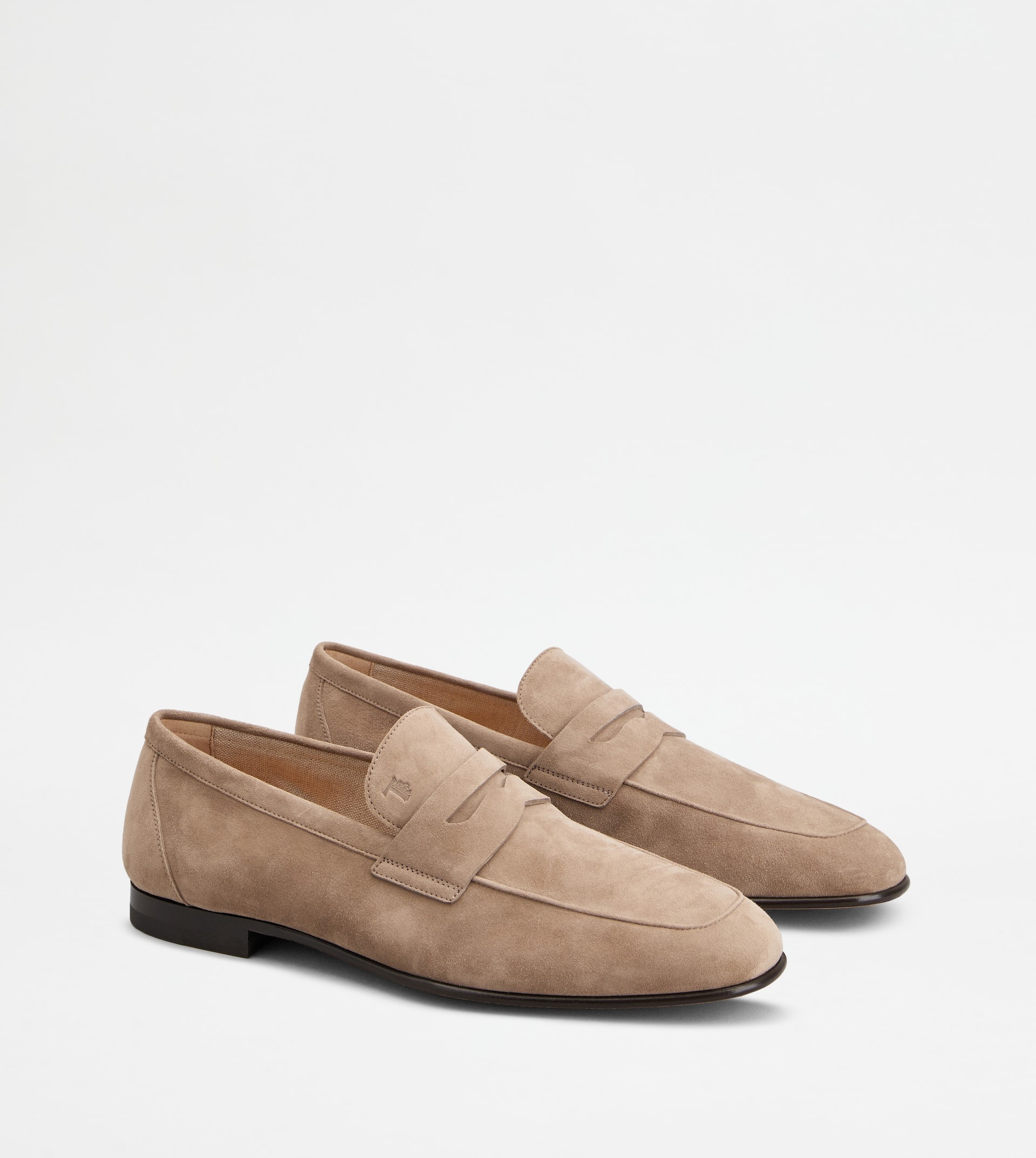 LOAFERS IN SUEDE - BEIGE - 2