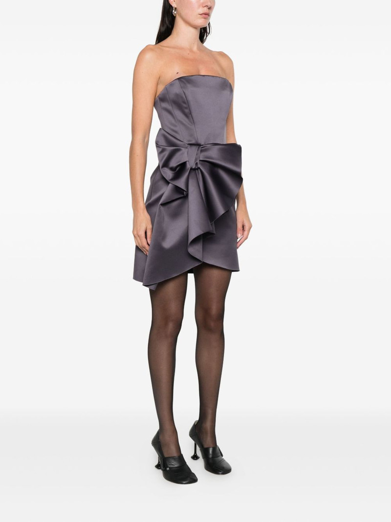 bow-embellishment mini dress 3