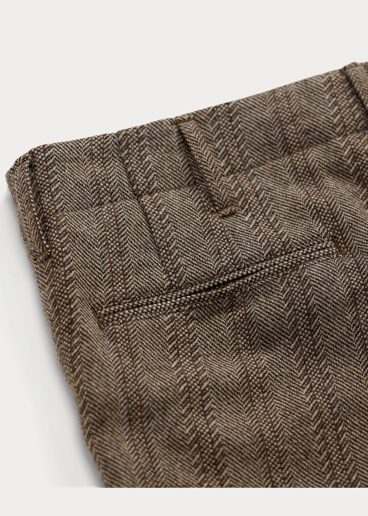 Wool-Cotton Herringbone Officer’s Pant - 8