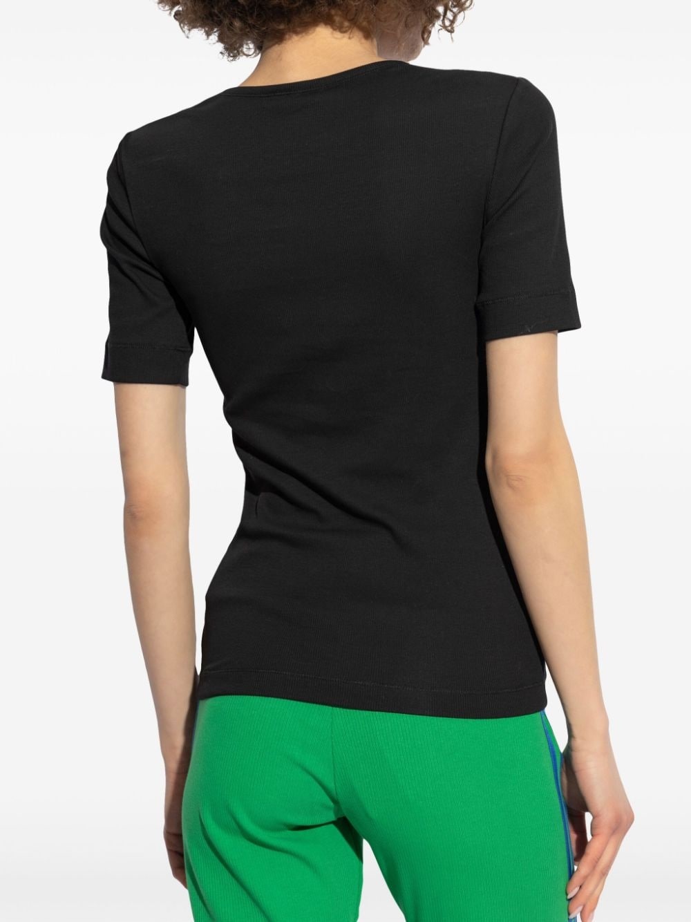 logo-appliquÃ© cotton T-shirt - 4