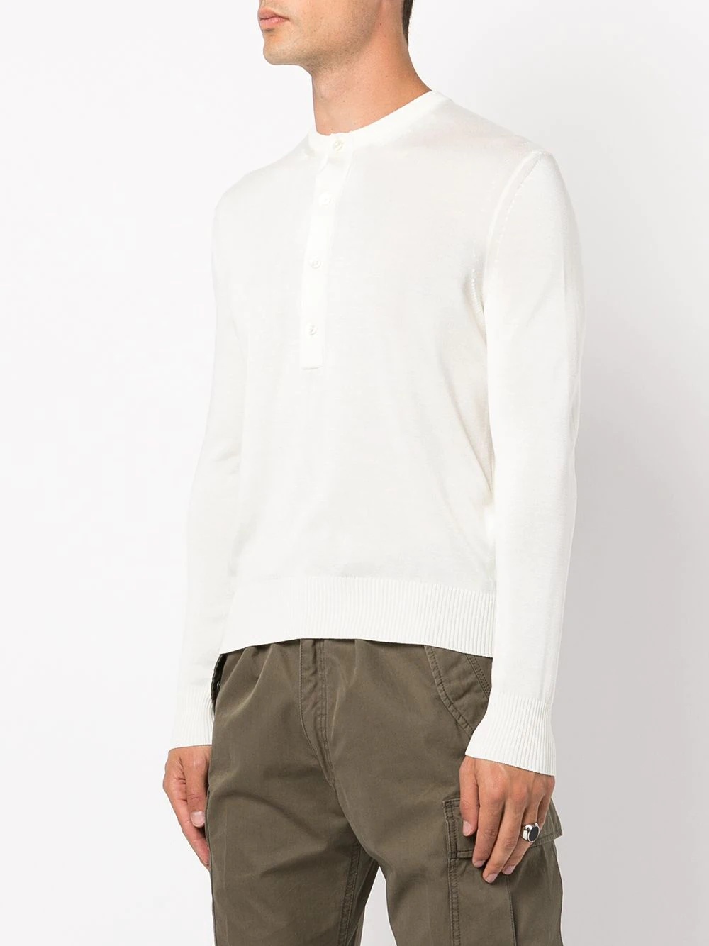 Henley silk T-shirt - 3