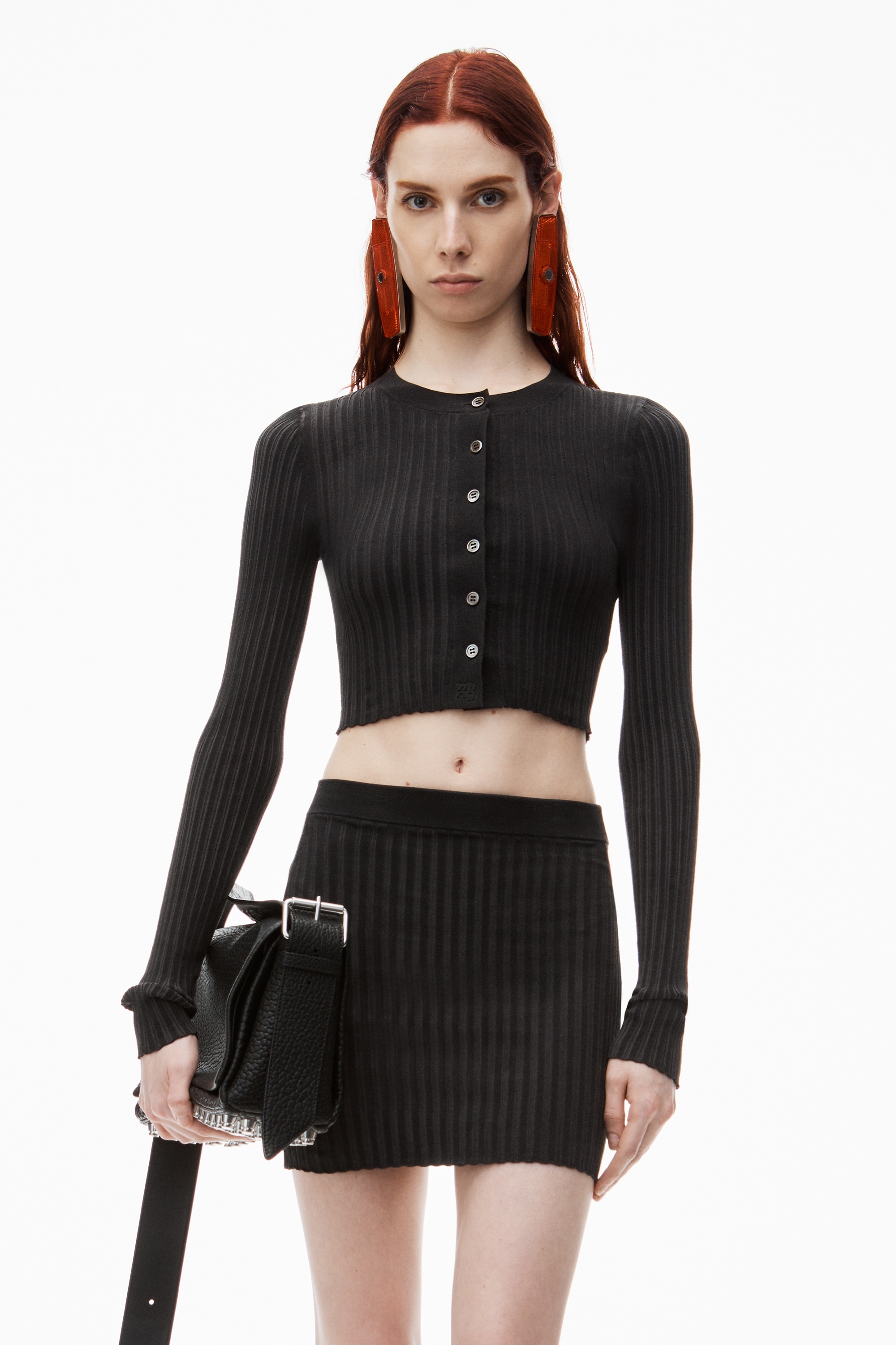 Mini Skirt in Rib-Knit - 6
