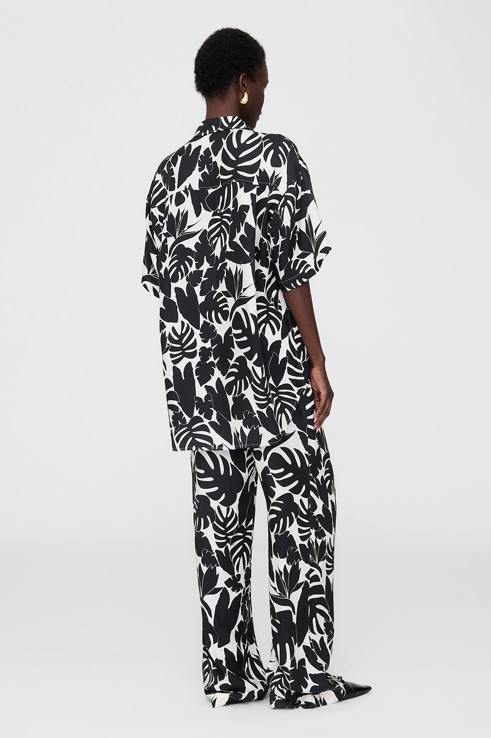 Elain Pant - Black Bird Of Paradise - 3