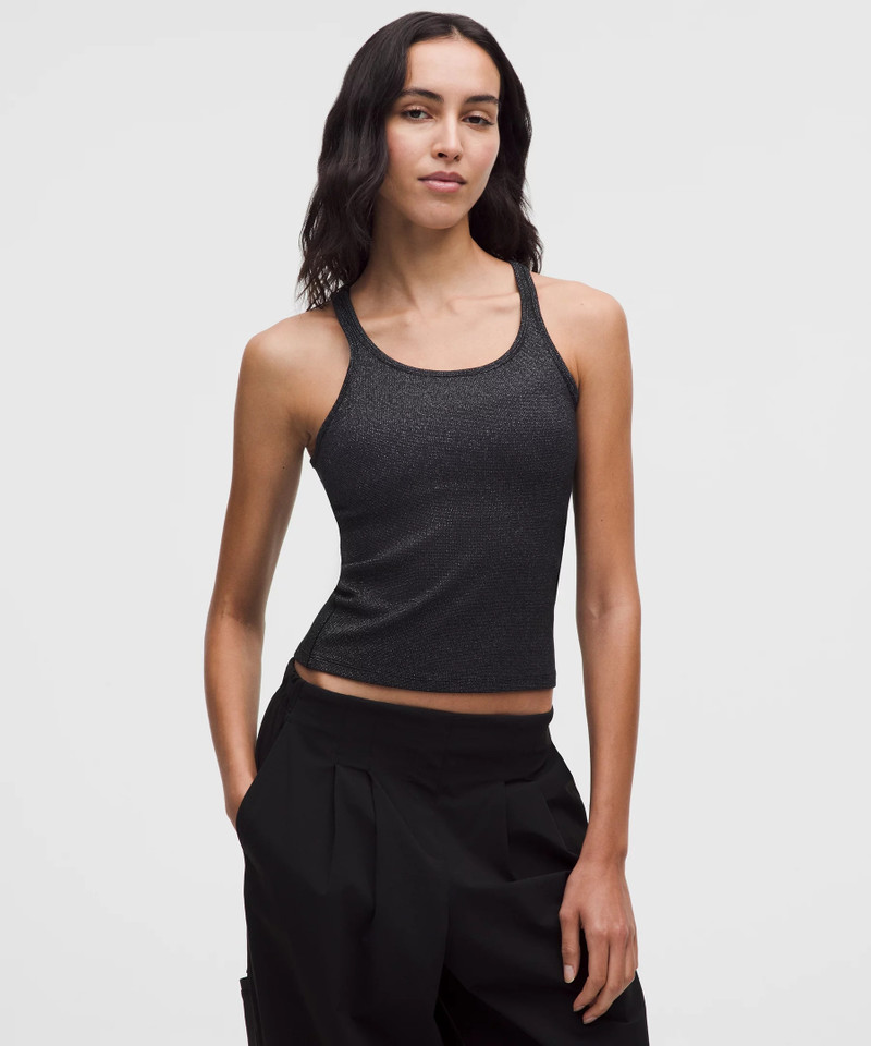 Hold Tight Thin-Strap Tank Top *Sparkle 1