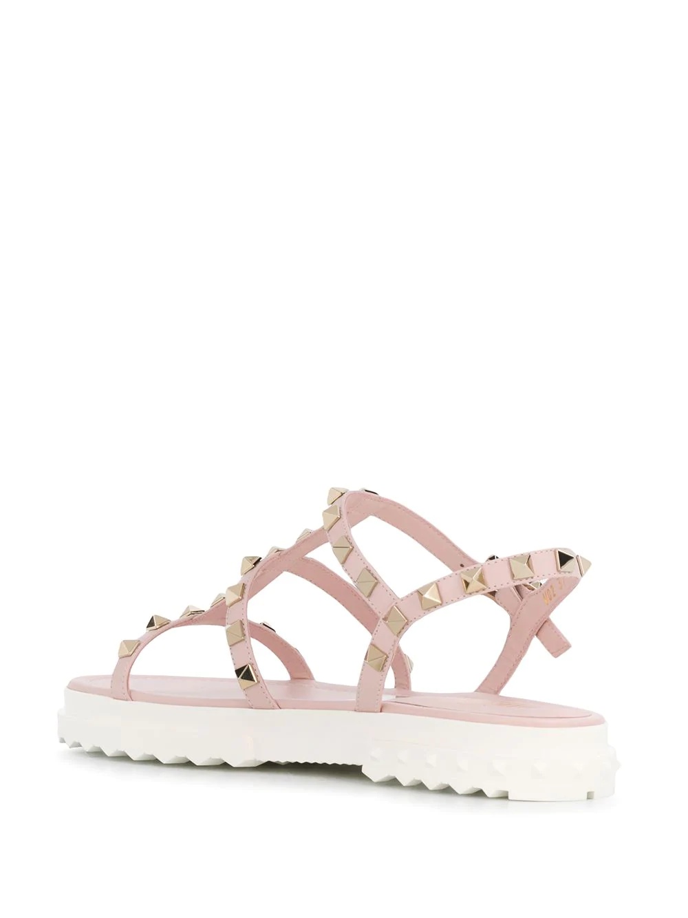 Rockstud platform sandals - 3