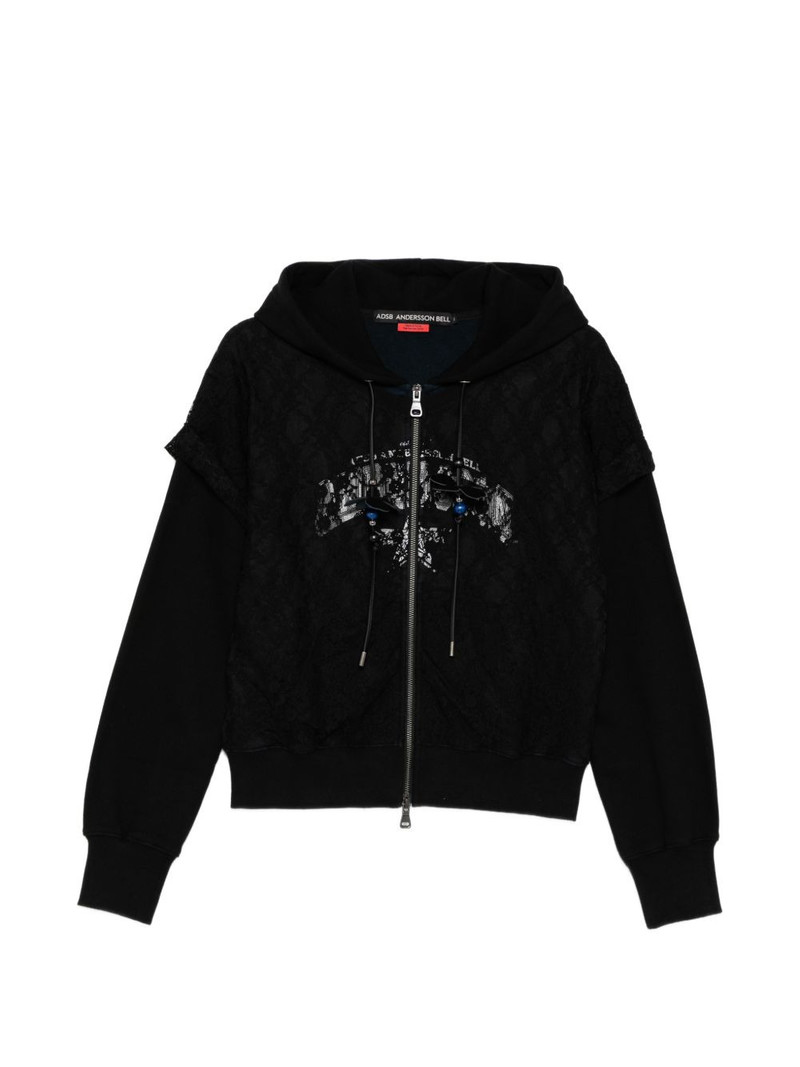 patterned hooded jacket 1