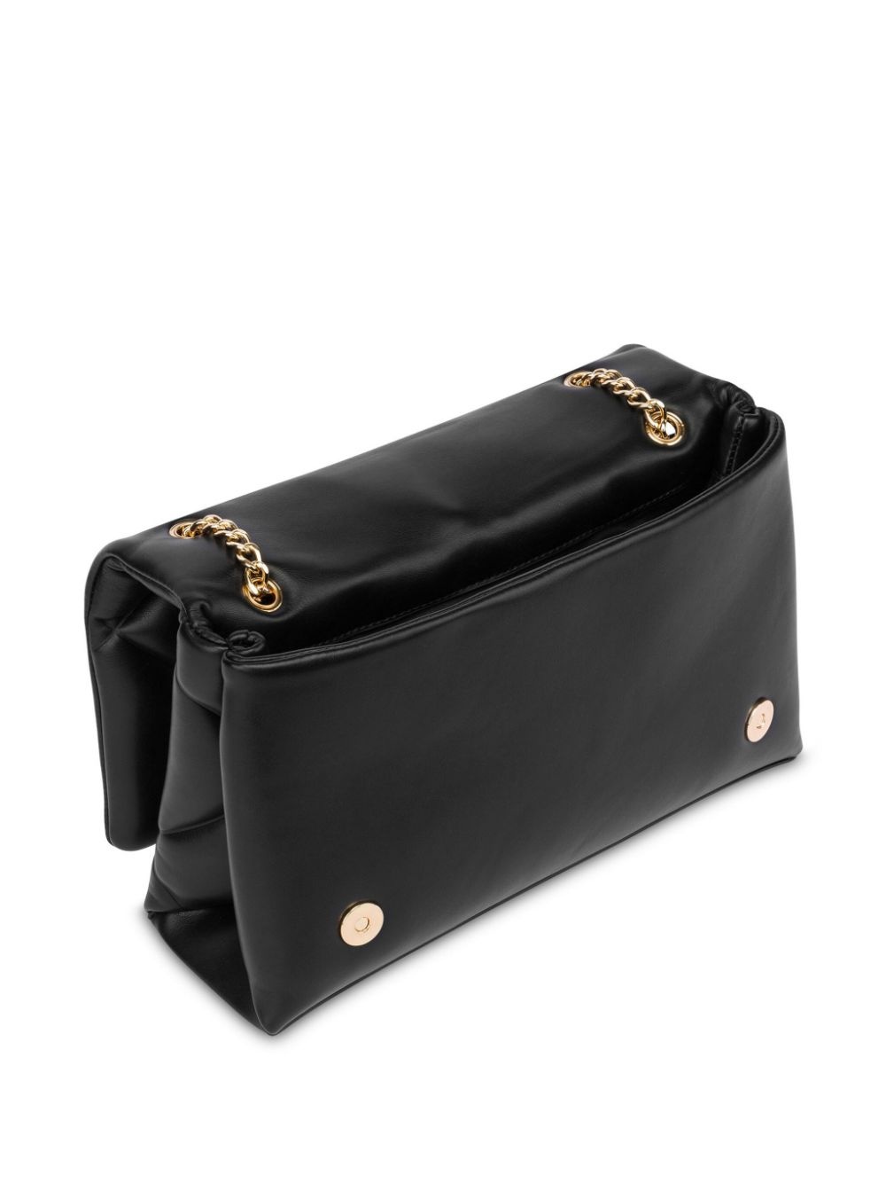 logo-plaque quilted cross body bag - 3