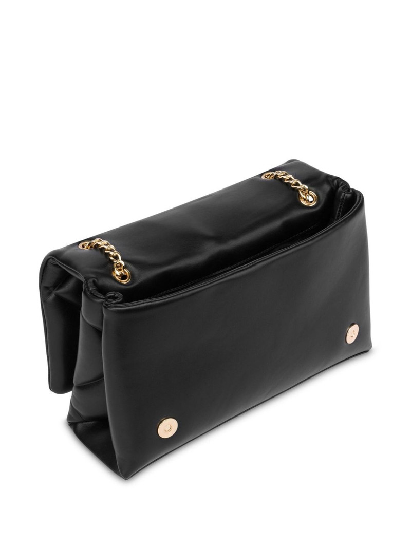 logo-plaque quilted cross body bag 3
