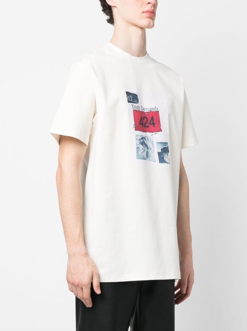 graphic-logo-print T-shirt - 3