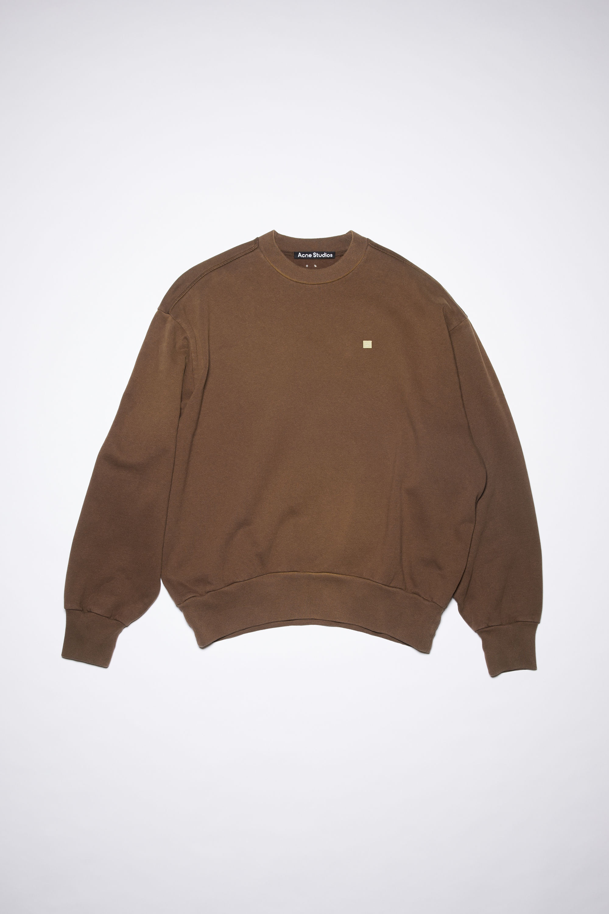 Acne Studios Crew neck sweatshirt - Coffee brown | REVERSIBLE