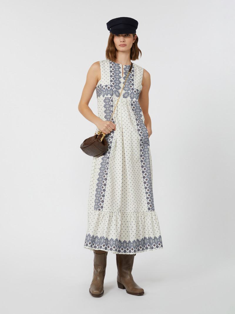 WEEKEND Max Mara MANILA Printed poplin dress outlook