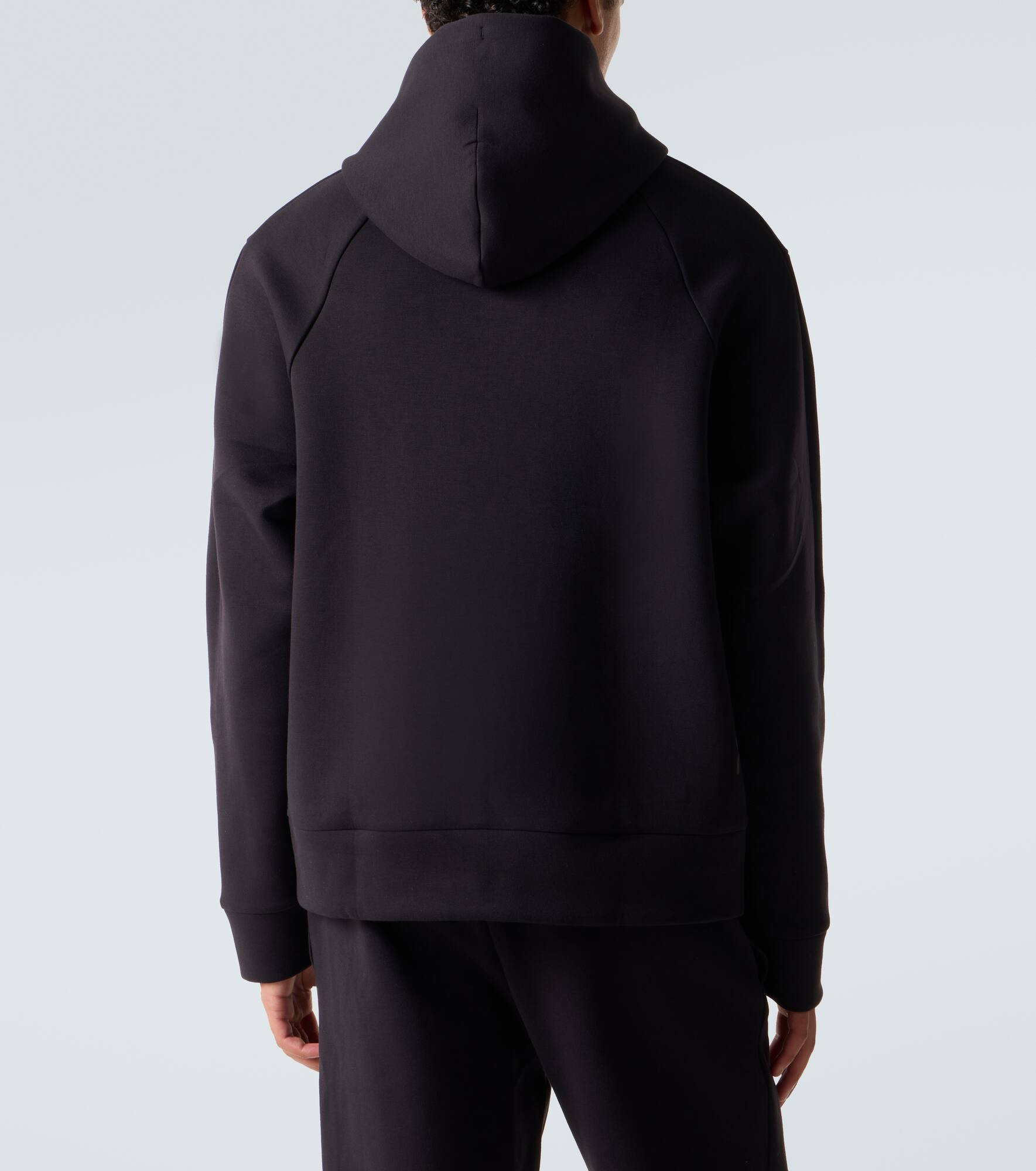 Focus Tech cotton-blend jersey hoodie - 4