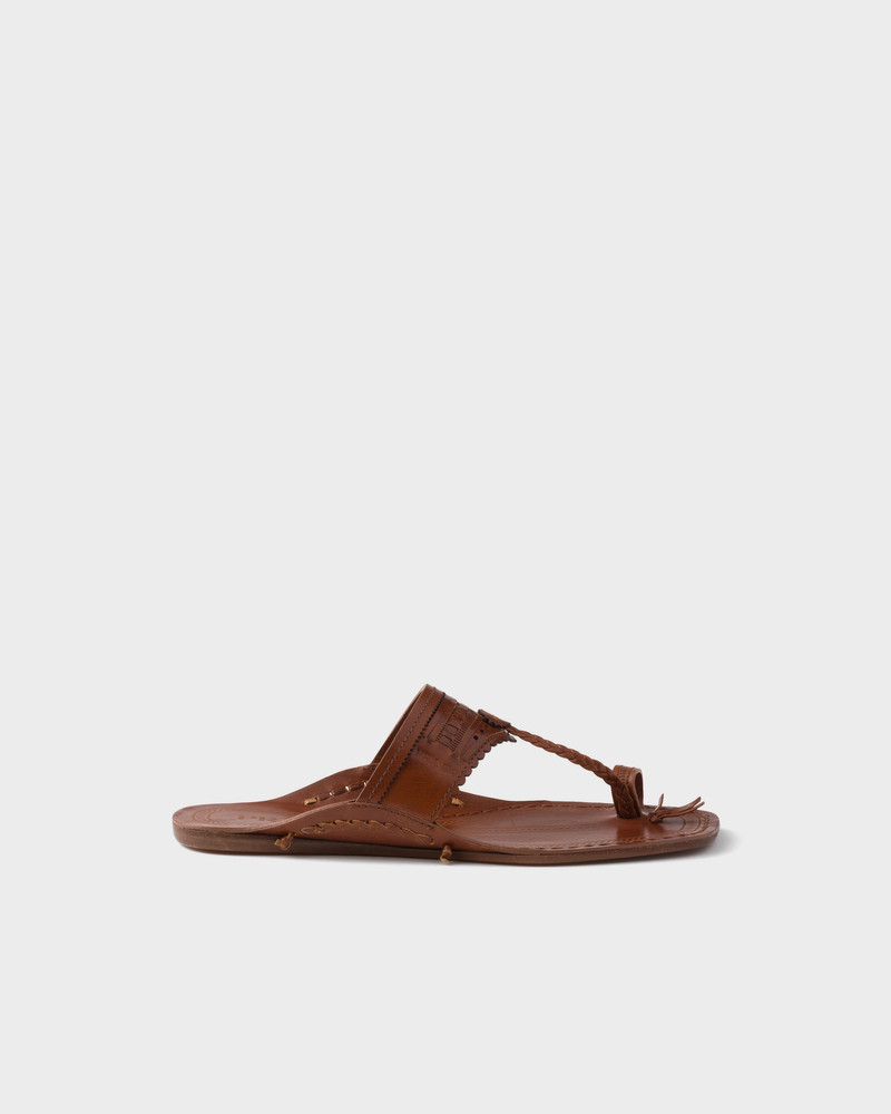 Prada Made in India x Inspired by Kolhapuri Chappal leather sandals 2