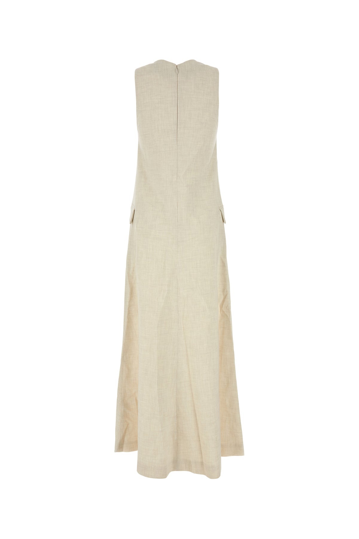 Sand stretch polyester blend Floris dress - 2