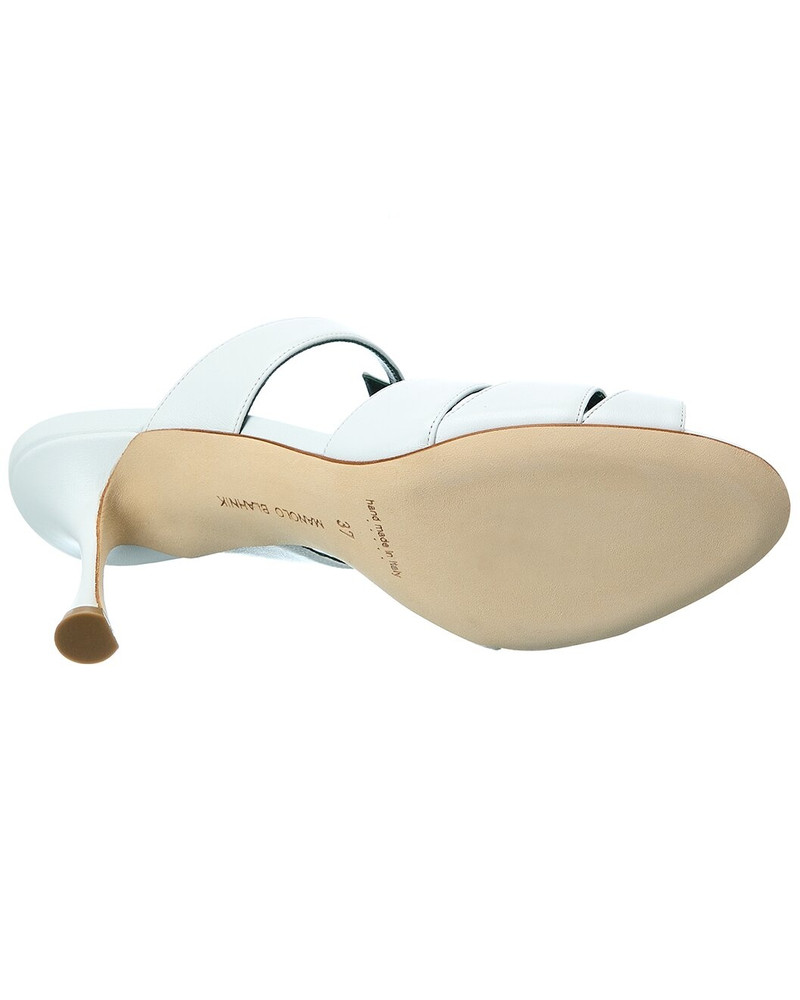Manolo Blahnik Nooramu 70 Leather Sandal 4