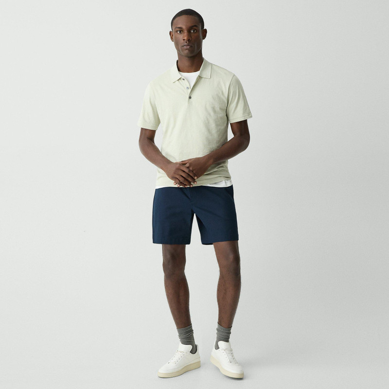 Theory Bron Polo Shirt in Cosmos Slub Cotton outlook