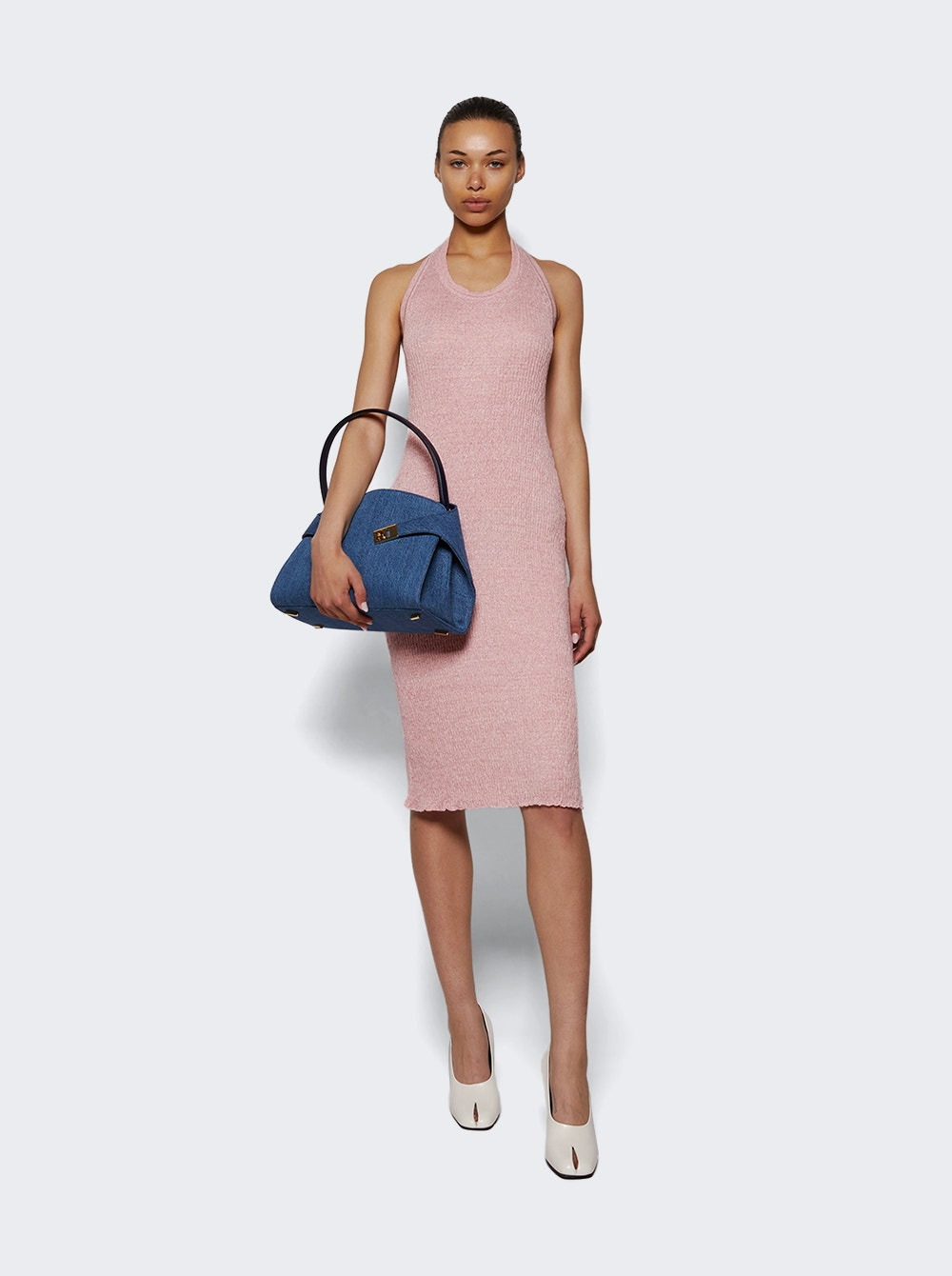 Knit Dress Cotton Candy Melange - 5