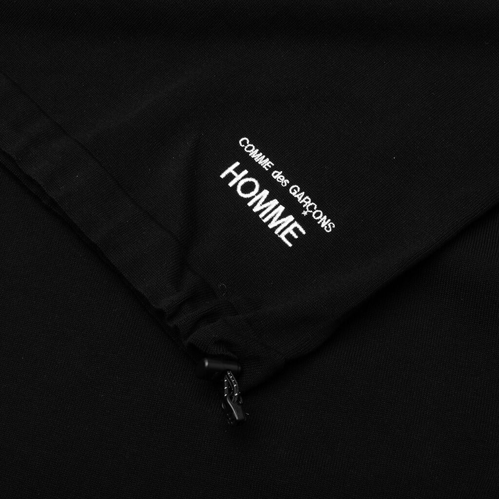 CREWNECK KNITTED SWEATER - BLACK - 3