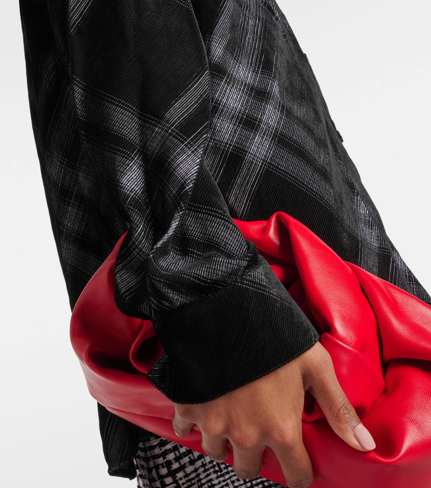 Burberry Check velvet shirt - 5