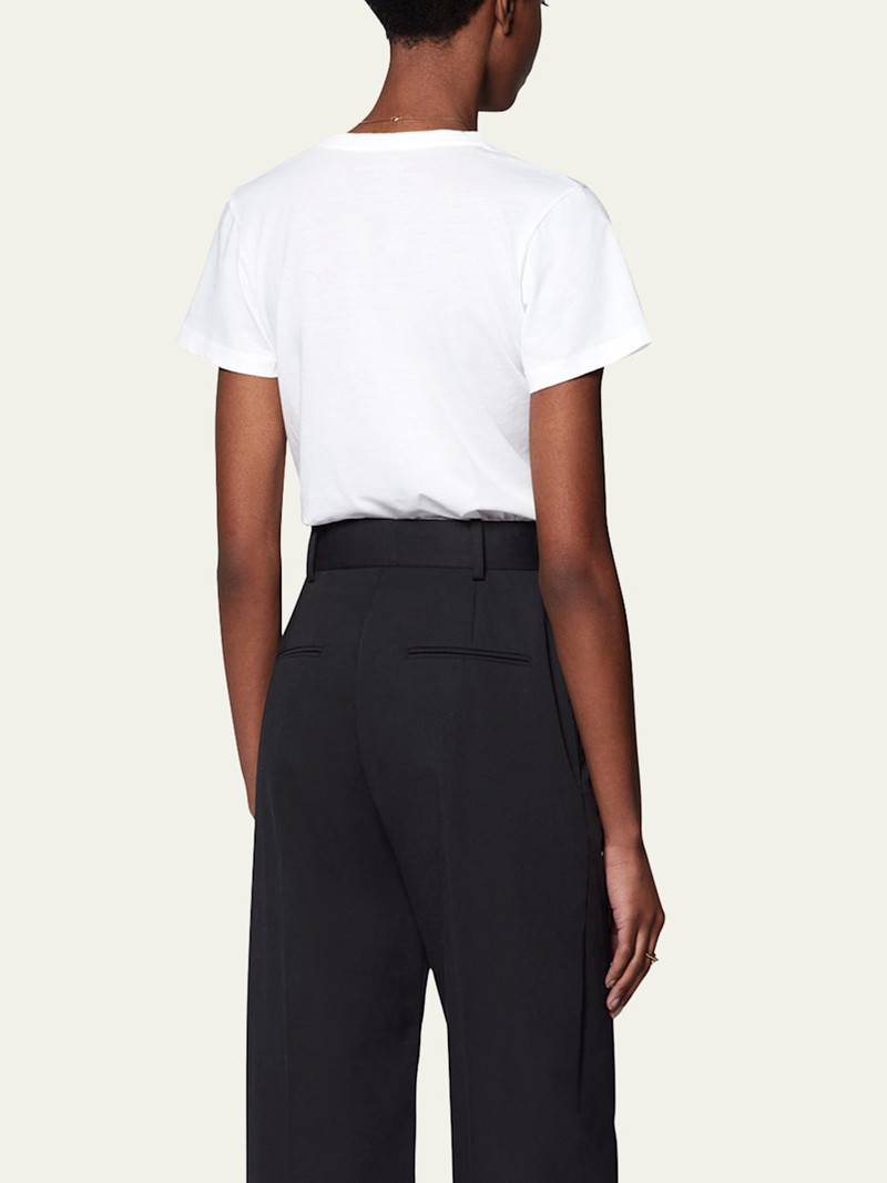 Another Tomorrow Cotton V-Neck Tee outlook