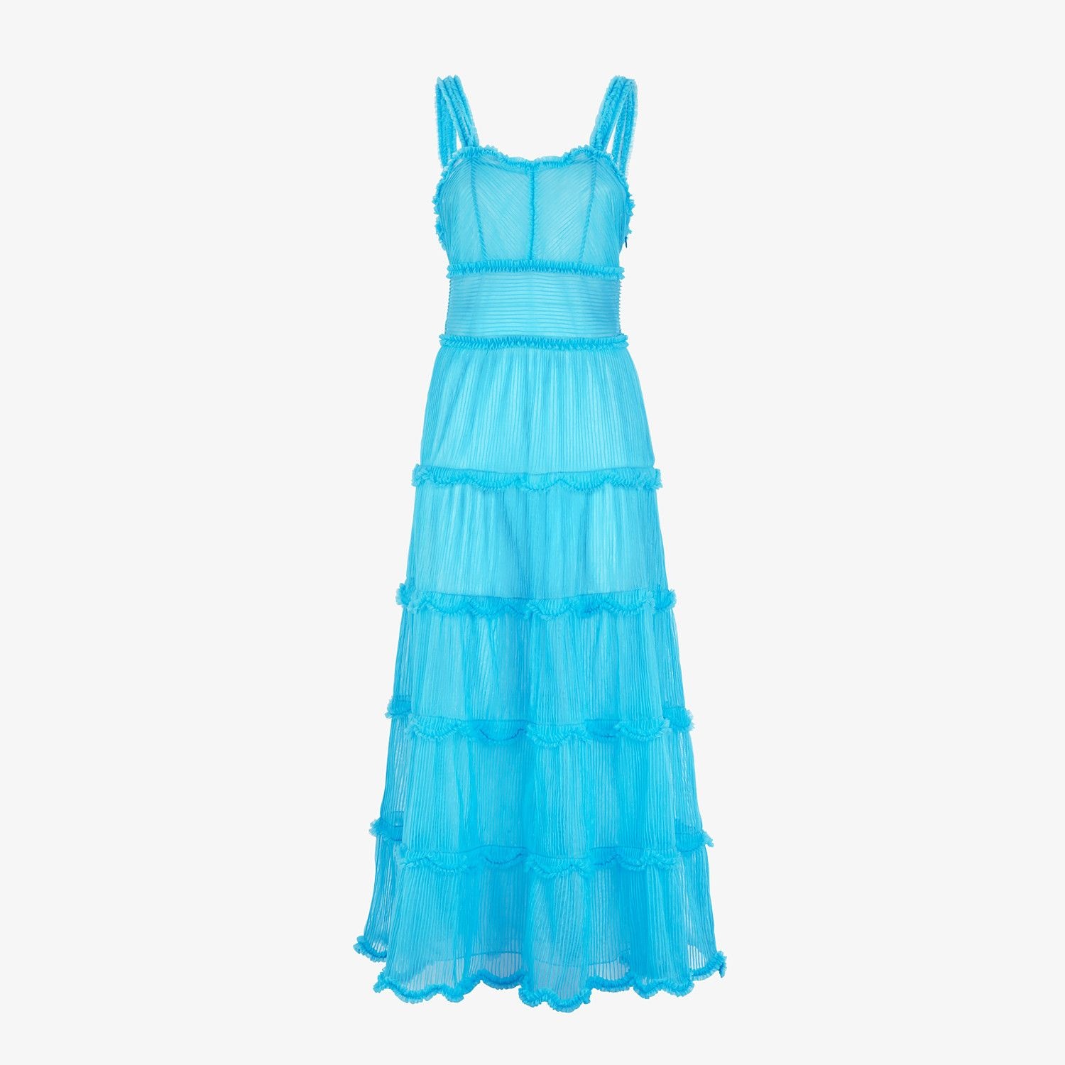 Light blue nylon dress - 1