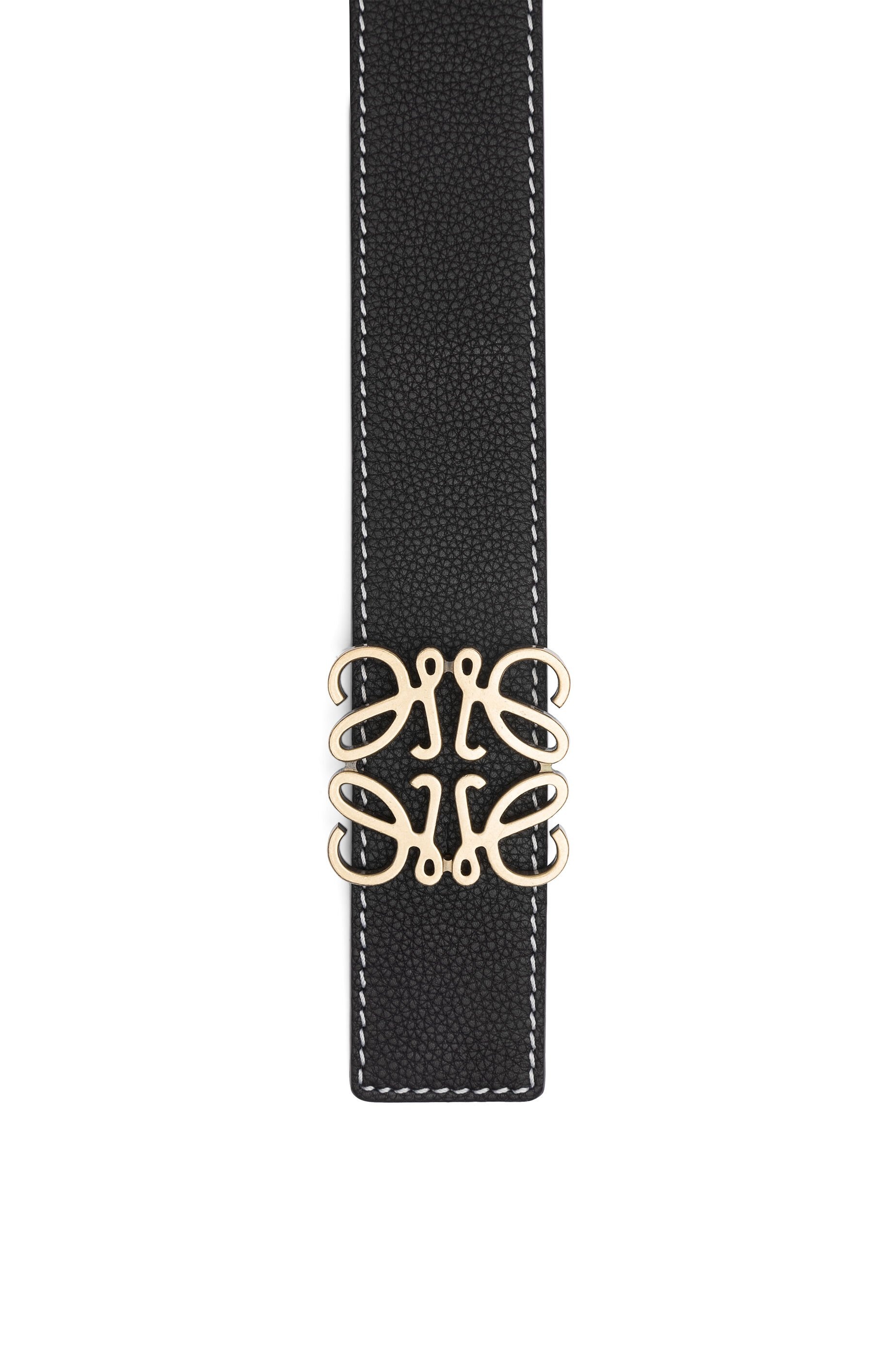 Anagram belt in soft grained calfskin - 3