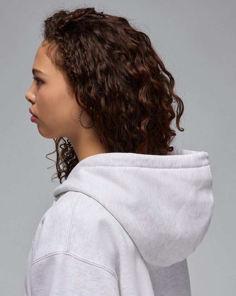 Jordan Flight Fleece Women's Satin-Lined Pullover Hoodie 7