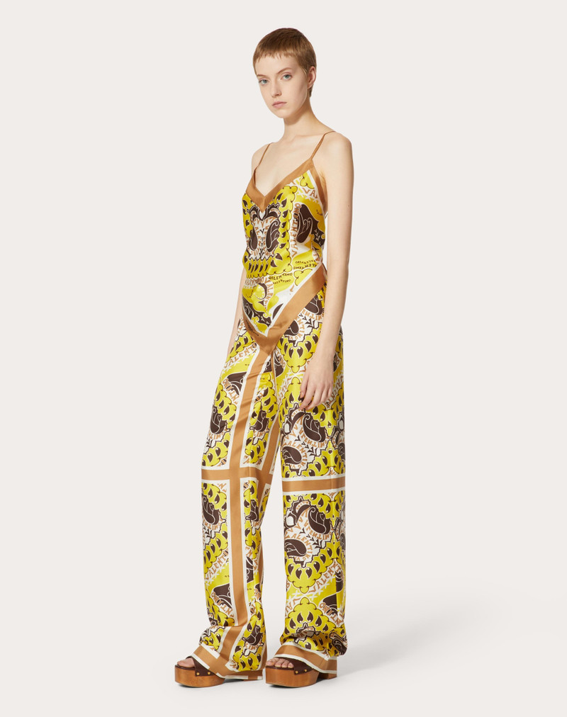 Valentino MANIFESTO BANDANA FOULARD TWILL PANTS outlook