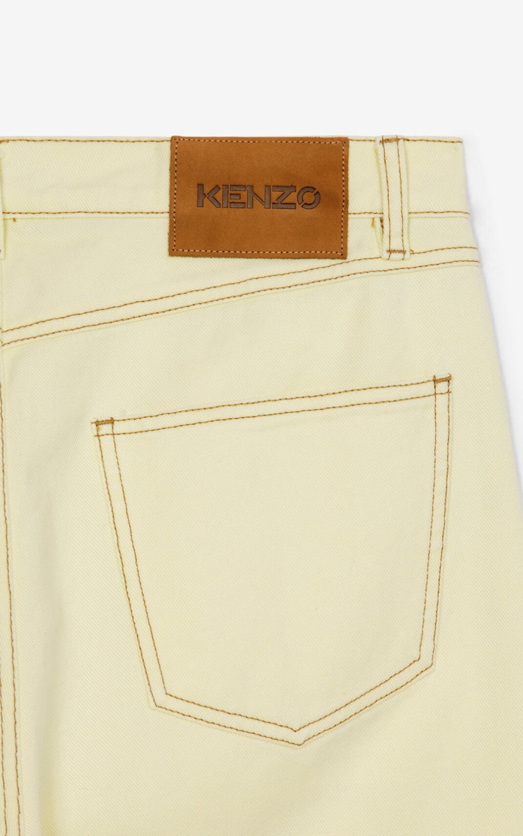 Straight-cut denim trousers - 6
