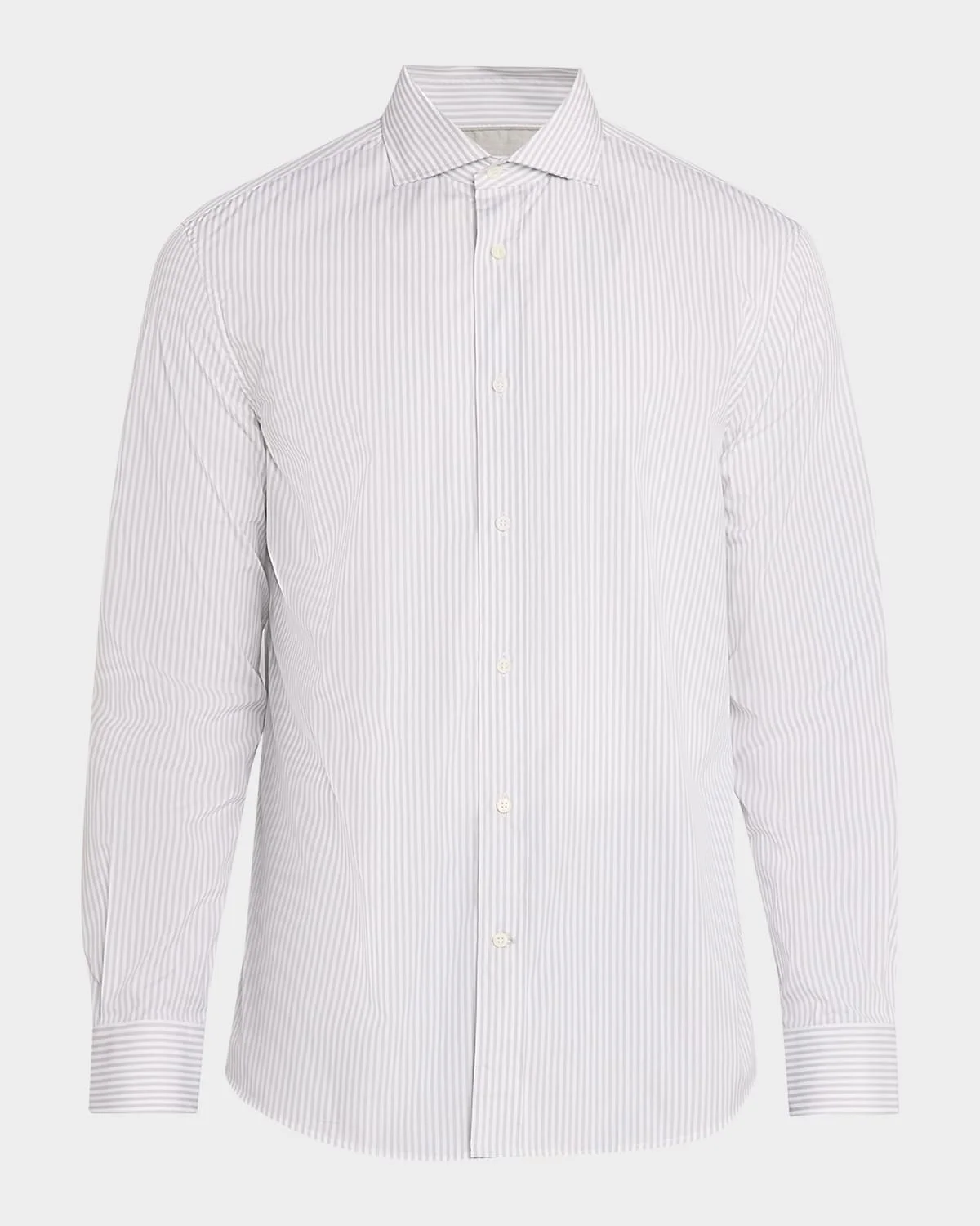 Men's Cotton Bachetta Stripe Button-Down Shirt - 1