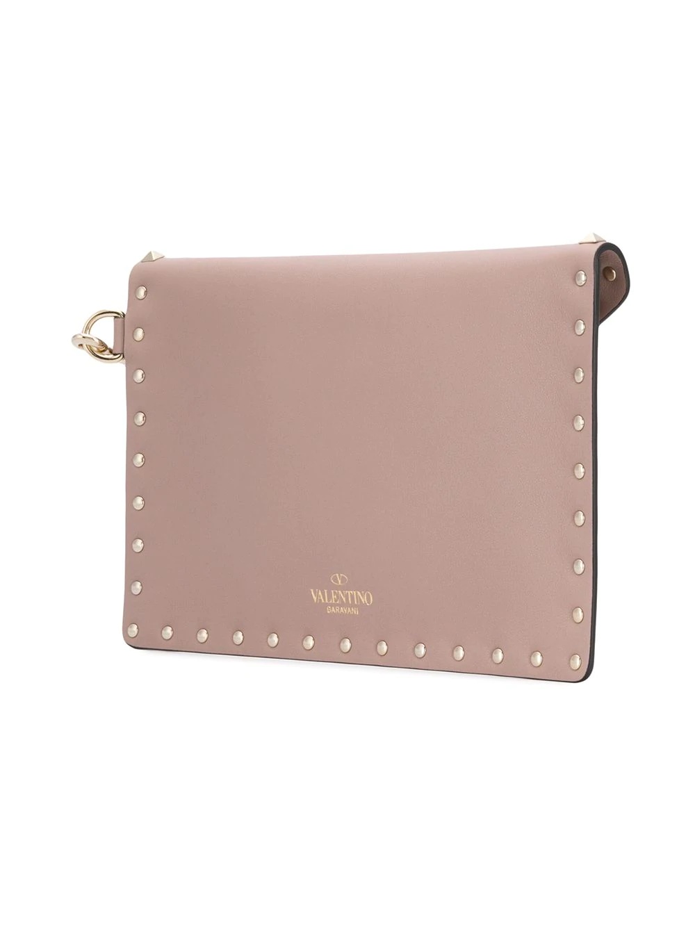 Rockstud medium flat pouch - 3