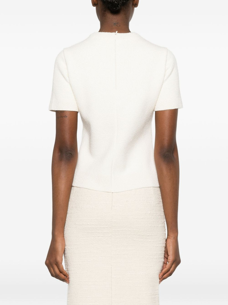 round-neck short-sleeve sweater 4