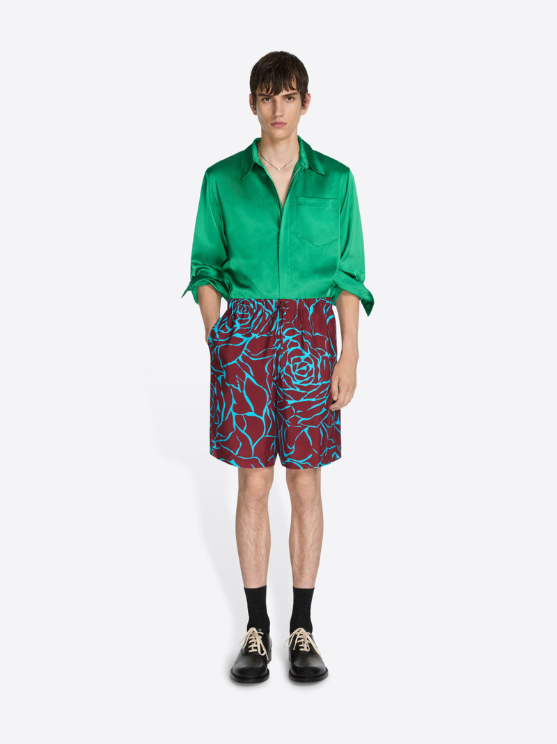 Dries Van Noten VISCOSE TWILL SHORTS outlook