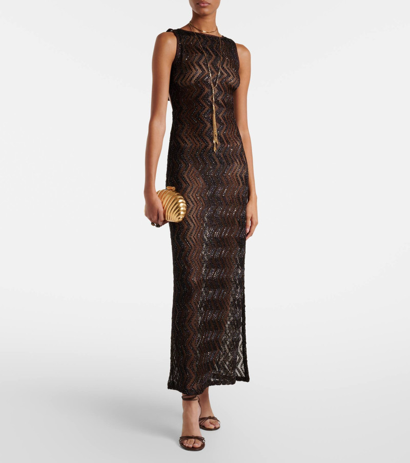 Missoni Zig Zag sequined beach cover-up outlook