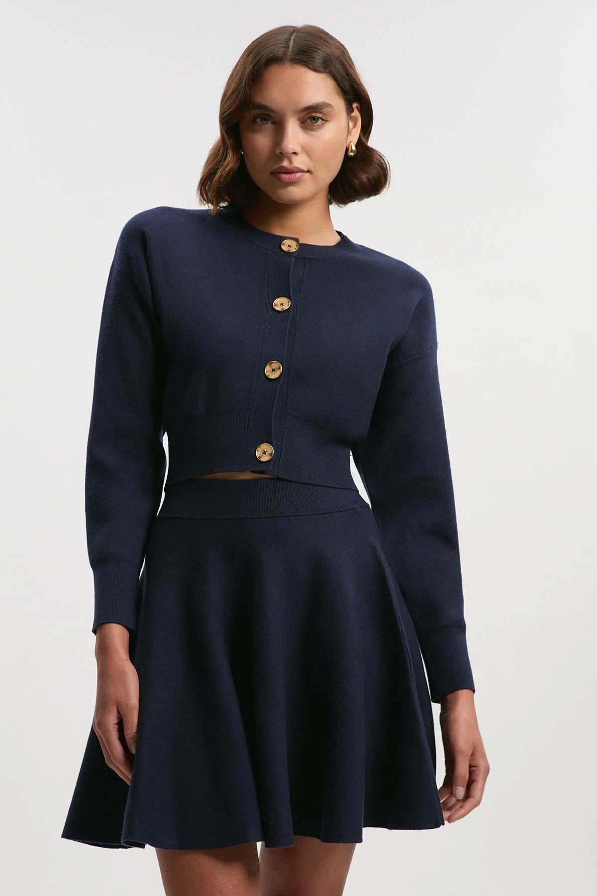 Compact Yarn Full Knitted Skirt - 1