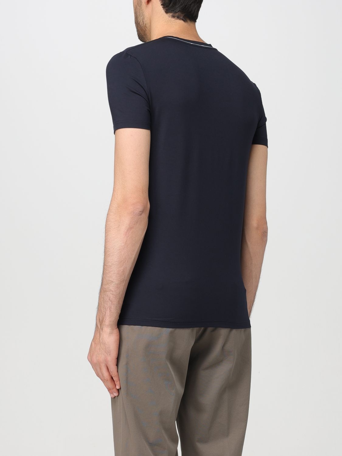 Tシャツ・カットソー ZEGNA Men T-shirt Blue N3M201690 402 Zegna T Shirt Blue Mens Zegna