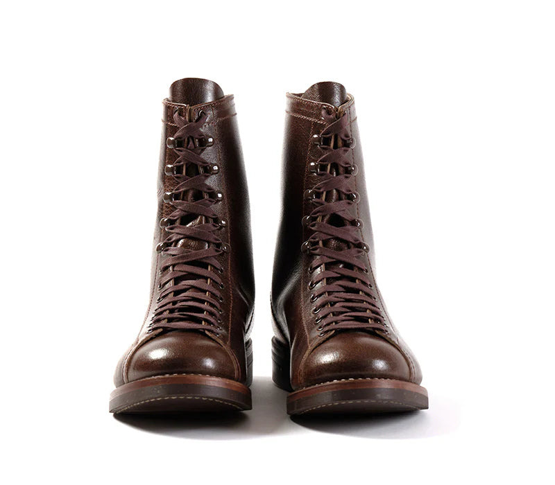 LK-039 Fieldmaster Boots Horween SHF Horsehide Havana Leather - 3