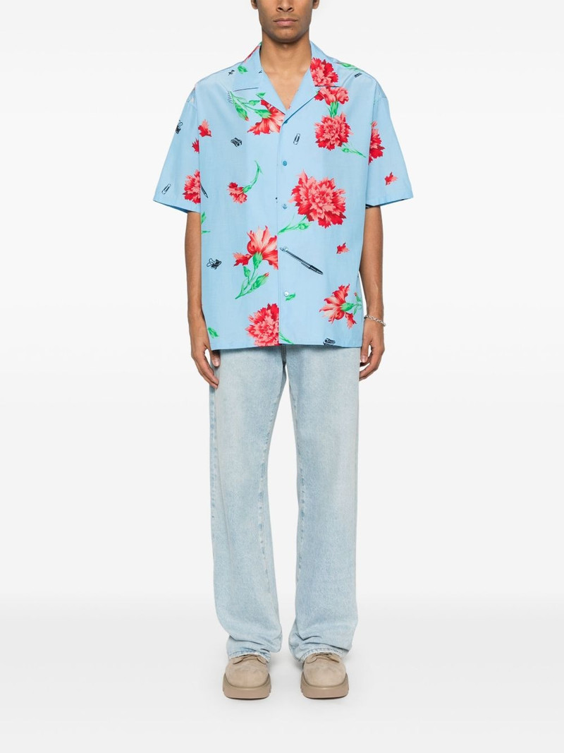 Moschino floral-print shirt outlook