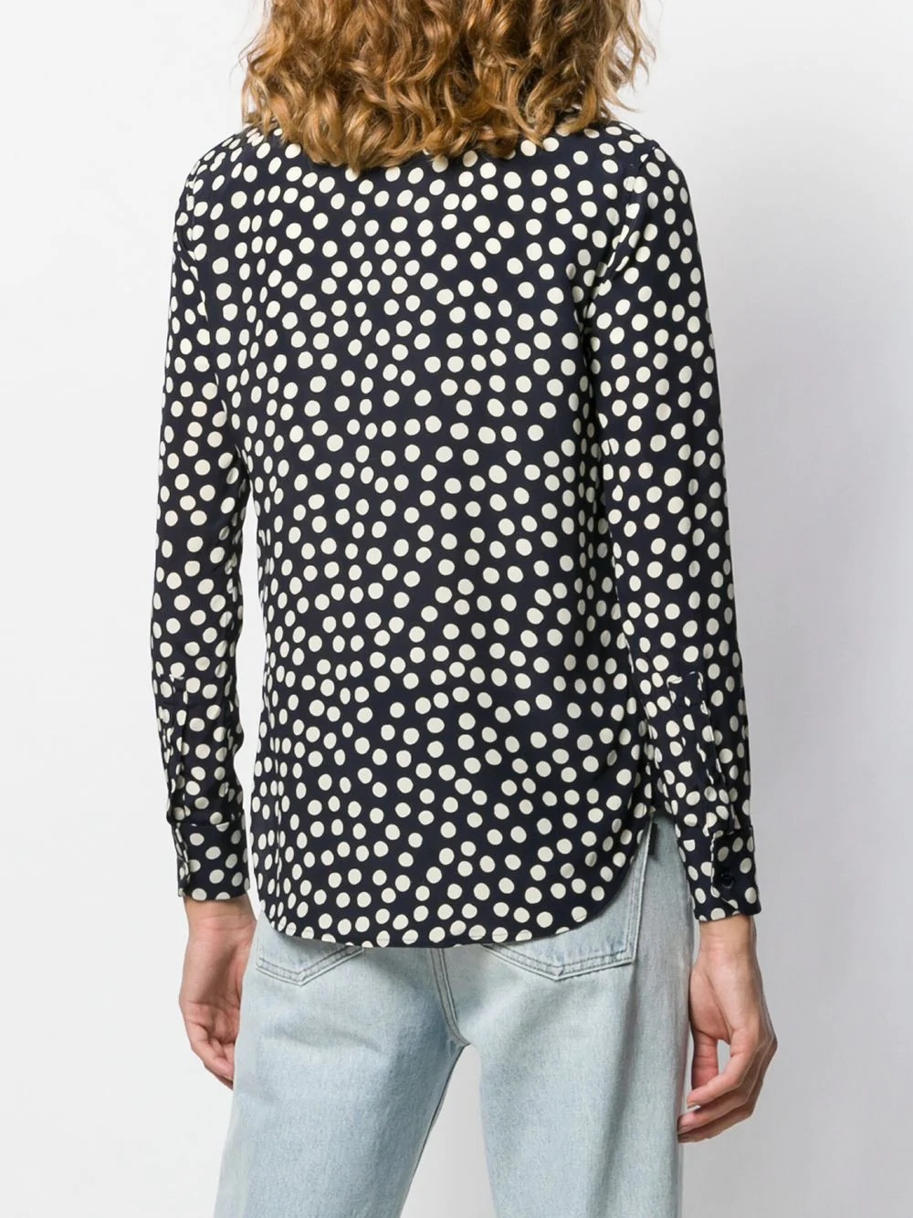 polka dot print shirt - 4